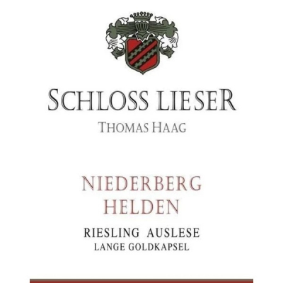 Schloss Lieser Lieser Niederberg Helden Riesling Auslese Lange Goldkapsel 2007 (12x37.5cl)