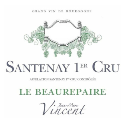 Jean Marc Vincent Santenay Blanc Beaurepaire 2019 (6x75cl)