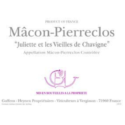 Guffens Heynen Macon Pierreclos Chavigne Juliette Vieilles 2016 (12x75cl)