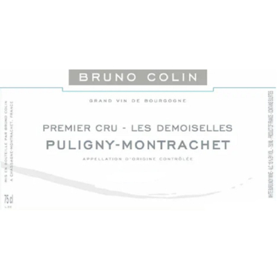 Bruno Colin Puligny-Montrachet 1er Cru Demoiselles Blanc 2022 (6x75cl)