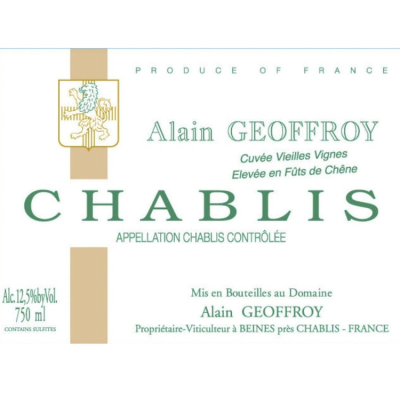 Alain Geoffroy Chablis 2022 (6x75cl)