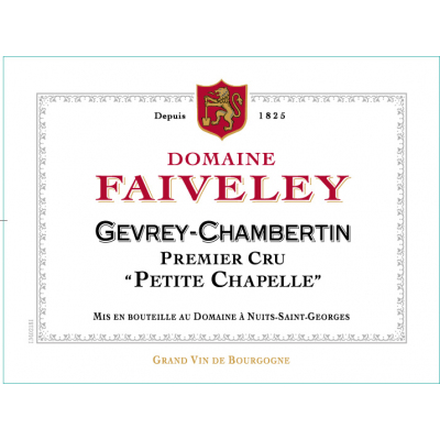 Domaine Faiveley Gevrey-Chambertin 1er Cru Petite Chapelle 2018 (6x75cl)