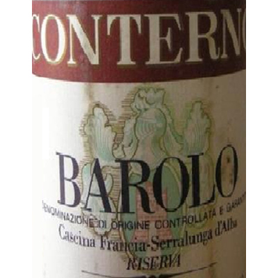 Giacomo Conterno Barolo Cascina Francia Riserva 2016 (6x75cl)