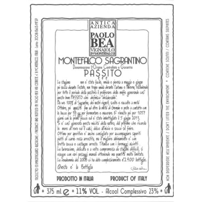Paolo Bea Sagrantino Montefalco Passito 2011 (6x37.5cl)