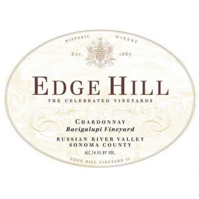Edge Hill Bacigalupi Chardonnay 2014 (3x75cl)