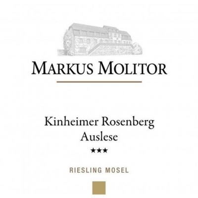 Markus Molitor Kinheimer Rosenberg Riesling Auslese *** Goldkapsel 2015 (6x75cl)