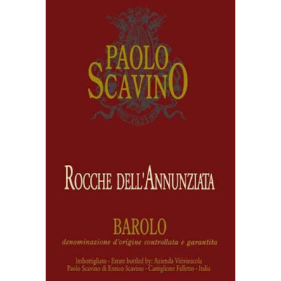 Paolo Scavino Barolo Rocche dell Annunziata 2008 (6x75cl)
