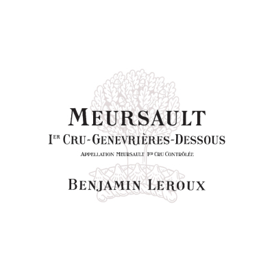 Benjamin Leroux Meursault 1er Cru Genevrieres Dessous 2018 (6x75cl)