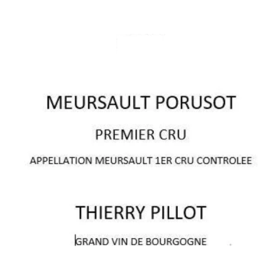 Thierry Pillot Meursault 1er Cru Poruzots 2018 (3x150cl)