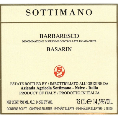 Sottimano Barbaresco Basarin 2019 (6x75cl)