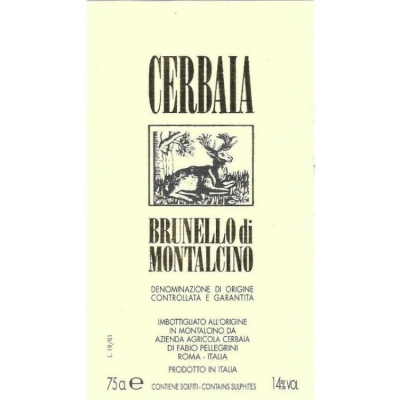 Cerbaia Brunello Montalcino 2015 (6x75cl)