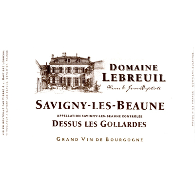 Pierre et Jean-Baptiste Lebreuil Savigny Beaune Dessus Gollardes 2020 (6x75cl)