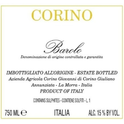 Giovanni Corino Barolo Morra 2021 (6x75cl)