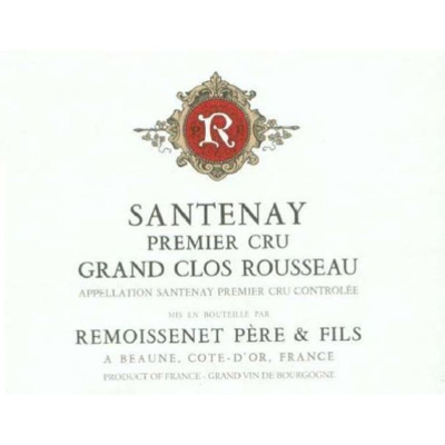 Remoissenet Pere & Fils Santenay 1er Cru Grand Clos Rousseau 2019 (6x75cl)