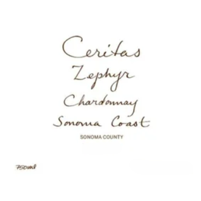 Ceritas Sonoma County Zephyr Chardonnay 2022 (6x75cl)
