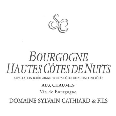 Sylvain Cathiard Bourgogne Hautes Cotes de Nuits Aux Chaumes 2020 (6x75cl)
