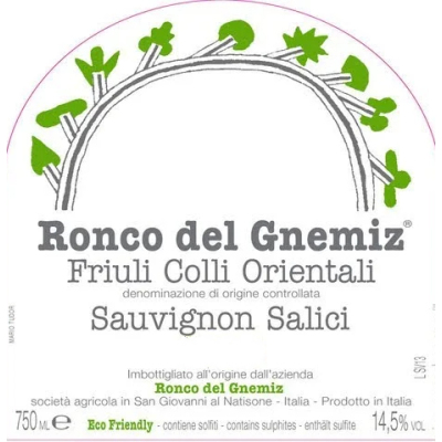 Ronco del Gnemiz Friuli Colli Orientali Salici Sauvignon 2022 (6x75cl)