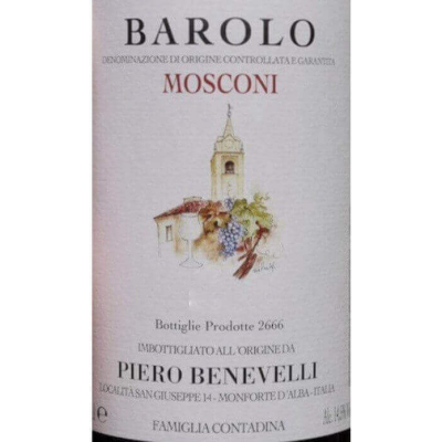 Piero Benevelli Barolo Mosconi 2020 (6x75cl)