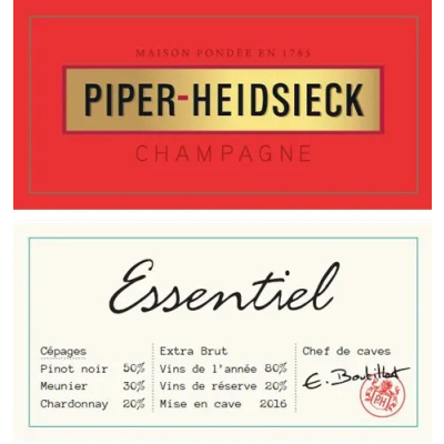 Piper Heidsieck Essentiel Extra Brut NV (3x150cl)