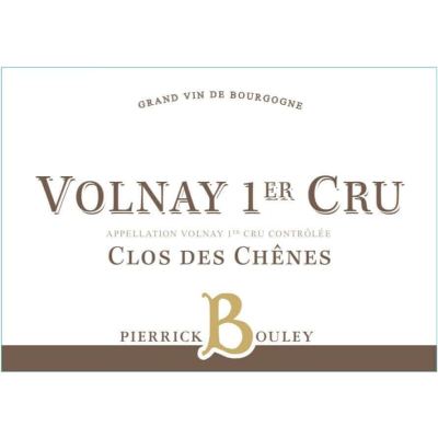 Pierrick Bouley Volnay Premier Cru Clos des Chenes 2022 (1x75cl)
