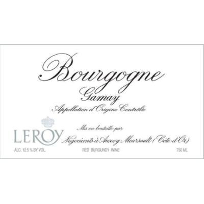 Maison Leroy Bourgogne Gamay 2018 (12x75cl)