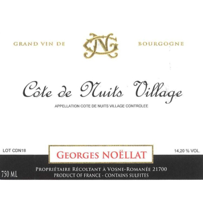 Georges Noellat Cote de Nuits-Villages 2020 (6x75cl)