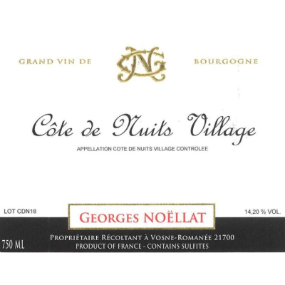 Georges Noellat Cote de Nuits-Villages 2022 (6x75cl)