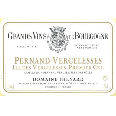 Thenard Pernand-Vergelesses 1er Cru Ile des Vergelesses 2020 (6x75cl)