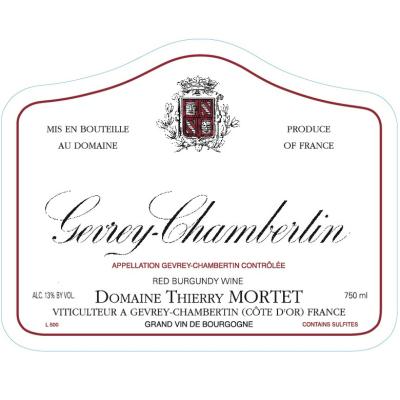 Thierry Mortet Gevrey-Chambertin 2022 (6x75cl)