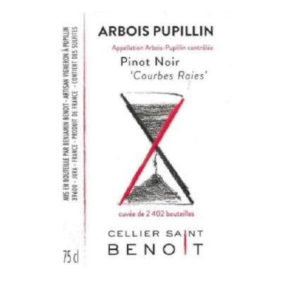 Cellier Saint Benoit Arbois Pupillin Courbes Raies Pinot Noir 2022 (6x75cl)