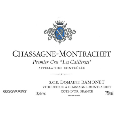 Ramonet Chassagne-Montrachet 1er Cru Clos du Caillerets 2015 (1x75cl)