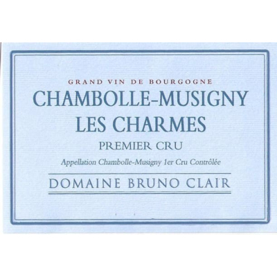 Bruno Clair Chambolle-Musigny 1er Cru Les Charmes 2022 (6x75cl)