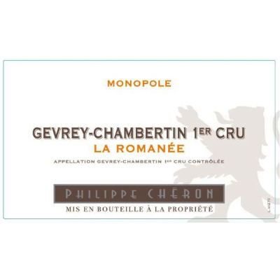 Philippe Cheron Gevrey-Chambertin 1er Cru La Romanee 2021 (6x75cl)