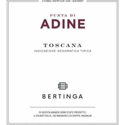 Bertinga Punta di Adine 2017 (6x75cl)