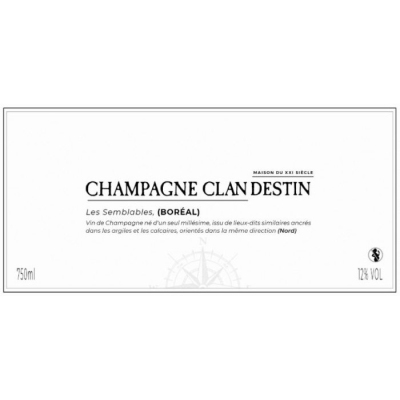 Clandestin Les Semblables Boreal Brut Nature 2022 (6x75cl)