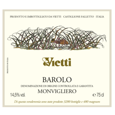 Vietti Barolo Monvigliero 2020 (3x75cl)