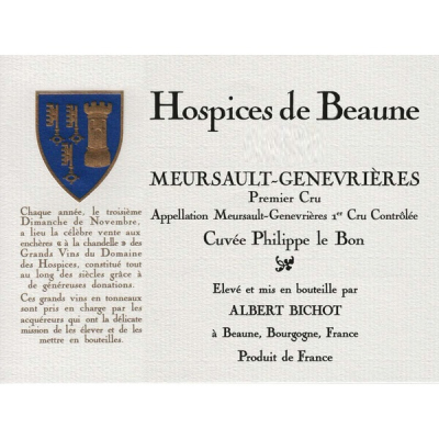Hospices de Beaune (Morey Blanc) Meursault 1er Cru Genevrieres Cuvee Phillipe le bon 2016 (6x75cl)
