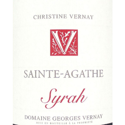 Georges Vernay Sainte-Agathe Syrah 2021 (6x75cl)