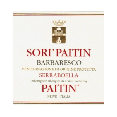 Paitin Barbaresco Serraboella Sori Paitin 2020 (6x75cl)