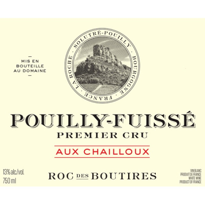 Domaine du Roc des Boutires, Pouilly-Fuisse, Aux Chailloux 2022 (6x75cl)