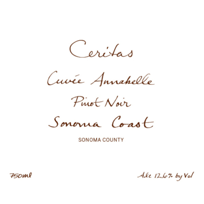 Ceritas Cuvee Annabelle Pinot Noir  2022 (6x75cl)