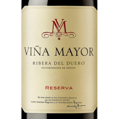 Vina Mayor, Ribera del Duero, Tempranillo Reserva 2019 (6x75cl)