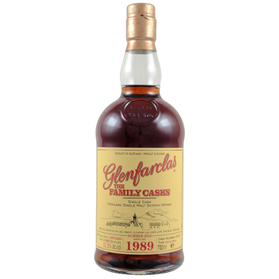 Glenfarclas Highland Single Malt The Family Casks S22 Sherry Butt Single Cask 13031 Bottled 2022 1989 (6x70cl)