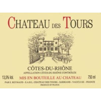 Chateau des Tours Cotes du Rhone Grande Reserve 2014 (12x75cl)
