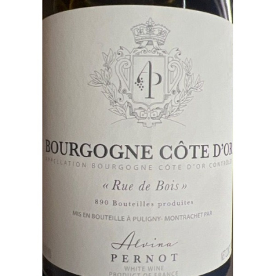 Alvina Pernot Cote d'Or Rue de Bois Bourgogne 2023 (6x75cl)