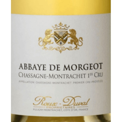 Roux-Duval, Chassagne-Montrachet Premier Cru, Abbaye de Morgeot Blanc 2018 (6x75cl)