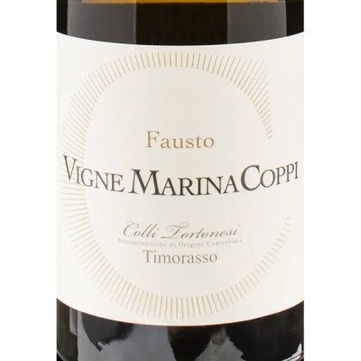 Vigne Marina Coppi, Colli Tortonesi, Fausto Timorasso 2022 (6x75cl)