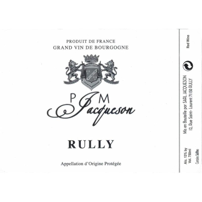 Jacqueson (Paul & Marie), Rully 2022 (6x75cl)