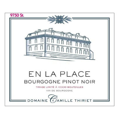 C. Thiriet Bourgogne En La Place Pinot Noir 2022 (12x75cl)