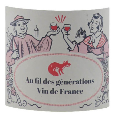 Bornard, Au Fil des Generations Rouge, VdF 2019 (1x75cl)